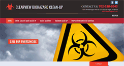 Desktop Screenshot of clearviewbiohazard.com